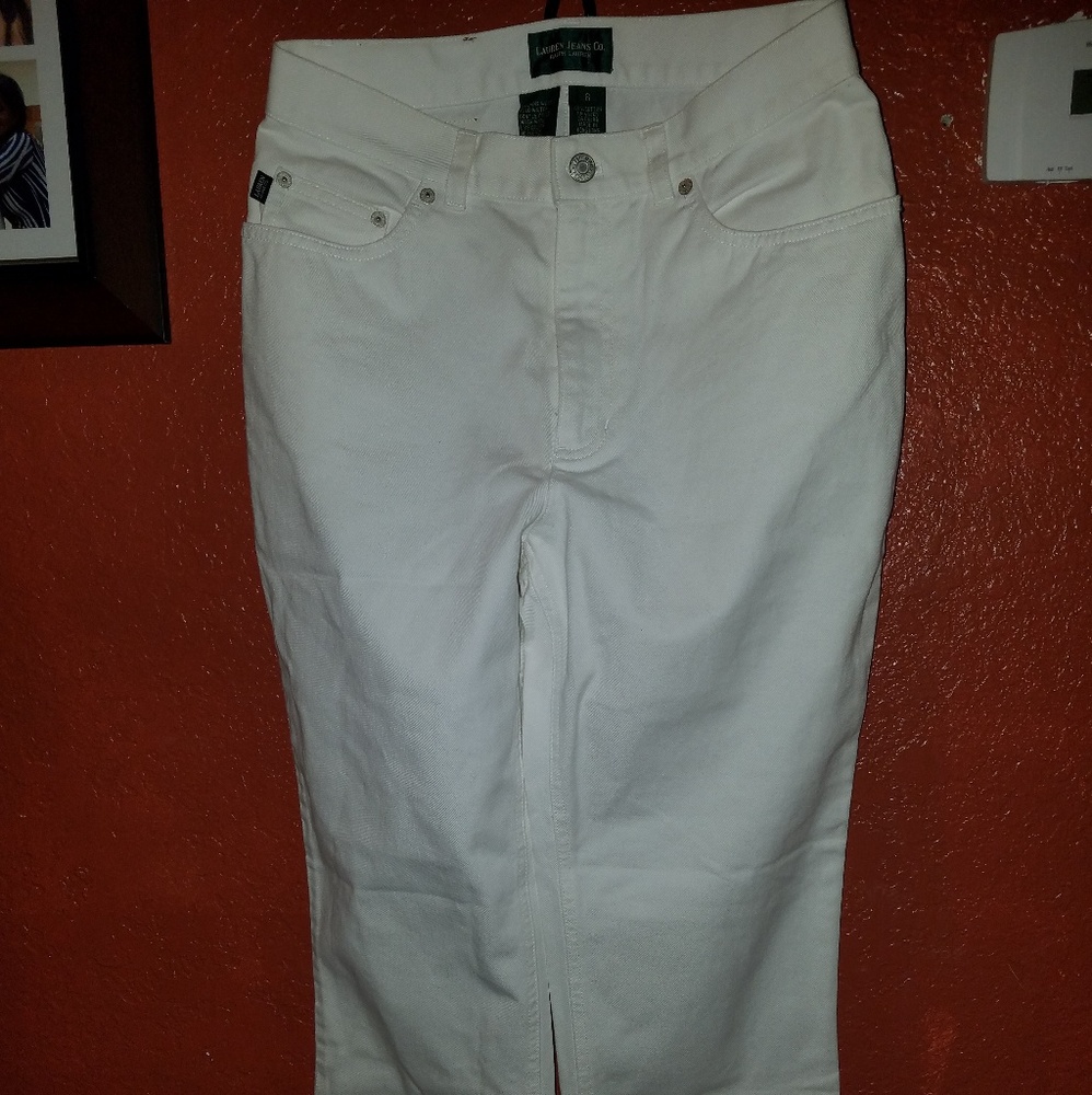 Ralph Lauren jeans sz 6 white denim
